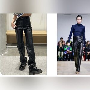 AWAKE MODE
BACK TO FRONT FAUX LEATHER PANTS Sz XS